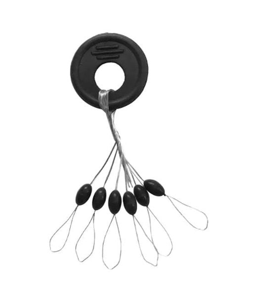 Float Stoppers Rubber for 3 to 12 kg Line - 30 Stoppers Terminal Tackle Burley Up