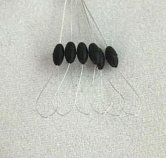 Float Stoppers Rubber for 3 to 12 kg Line - 30 Stoppers Terminal Tackle Burley Up