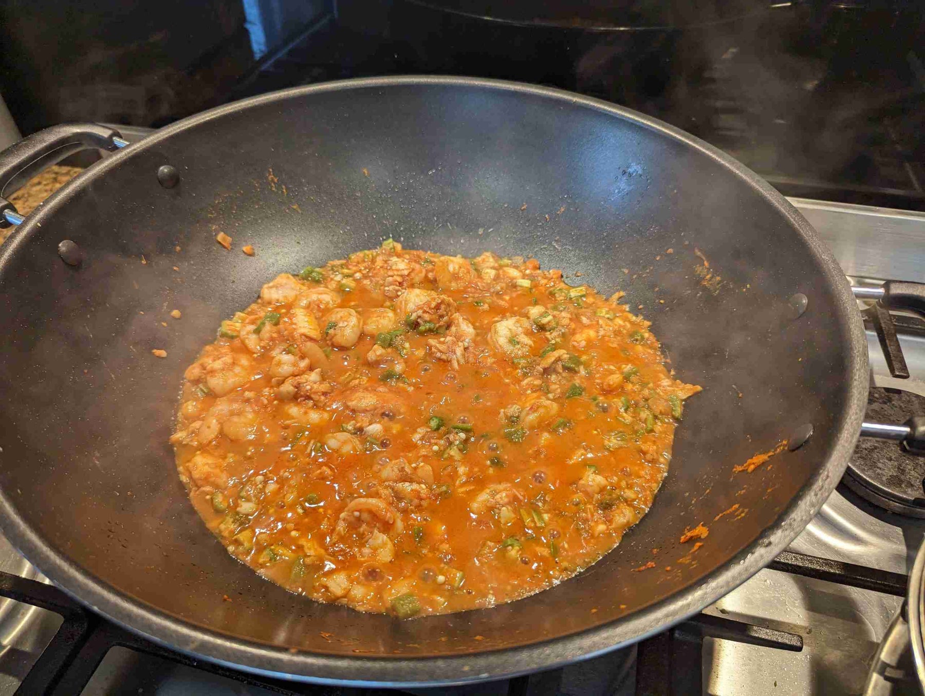 West African Fish Stew Recipe made with a mixed bag catch from a rock fishing session.