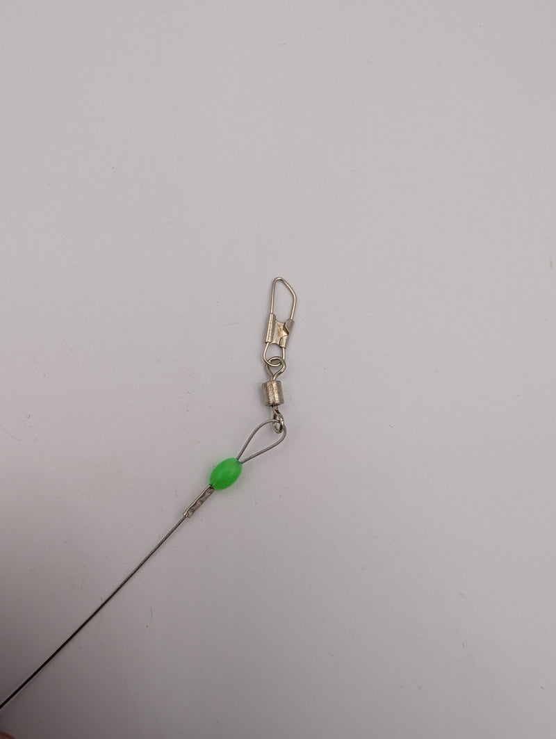 5-Pack 3-Hook Wire Paternoster Rigs + 20 Hooks #1 and #3/0