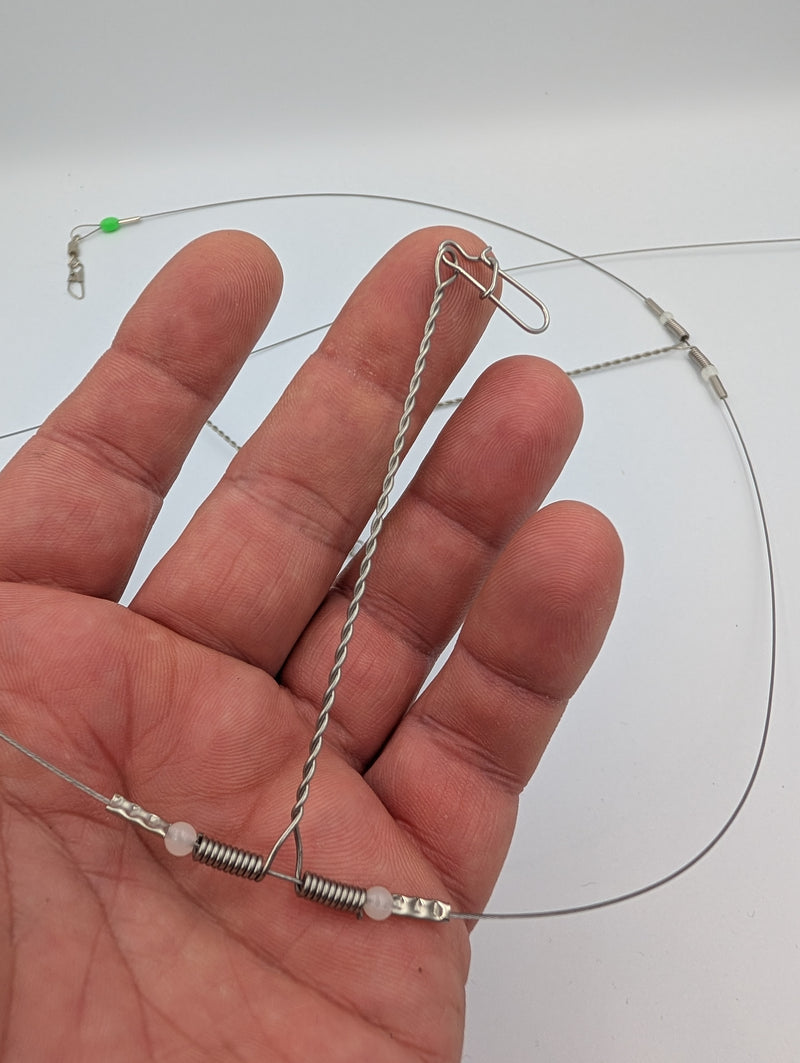 5-Pack 3-Hook Wire Paternoster Rigs + 20 Hooks #1 and #3/0