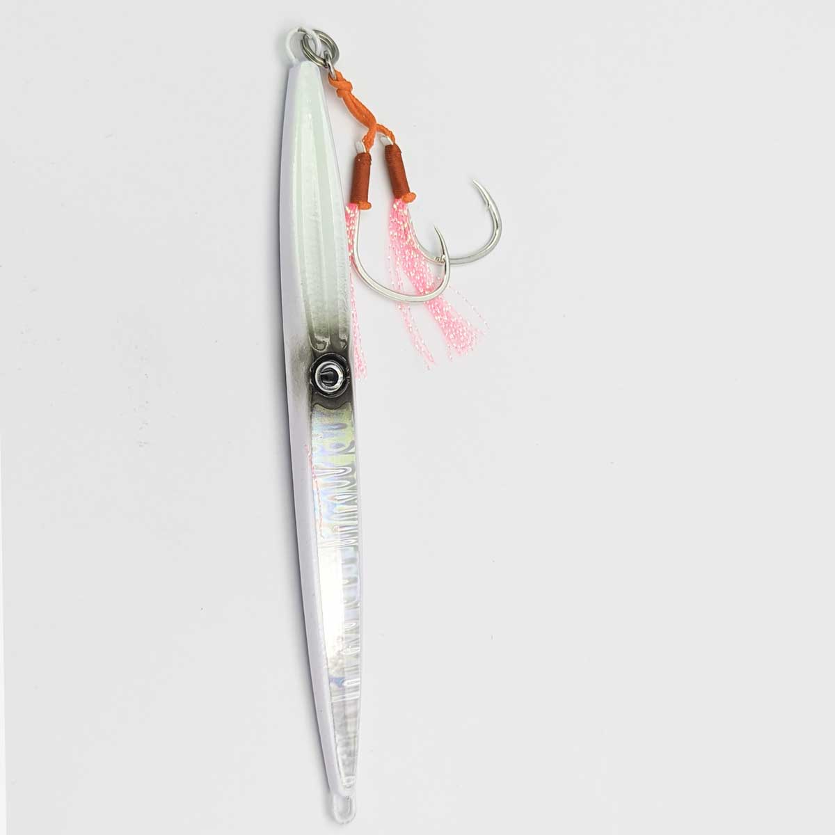 ReproBaits Tackle Ink Blot 100g jig with 4/0 assist hook for kingfish and trevally