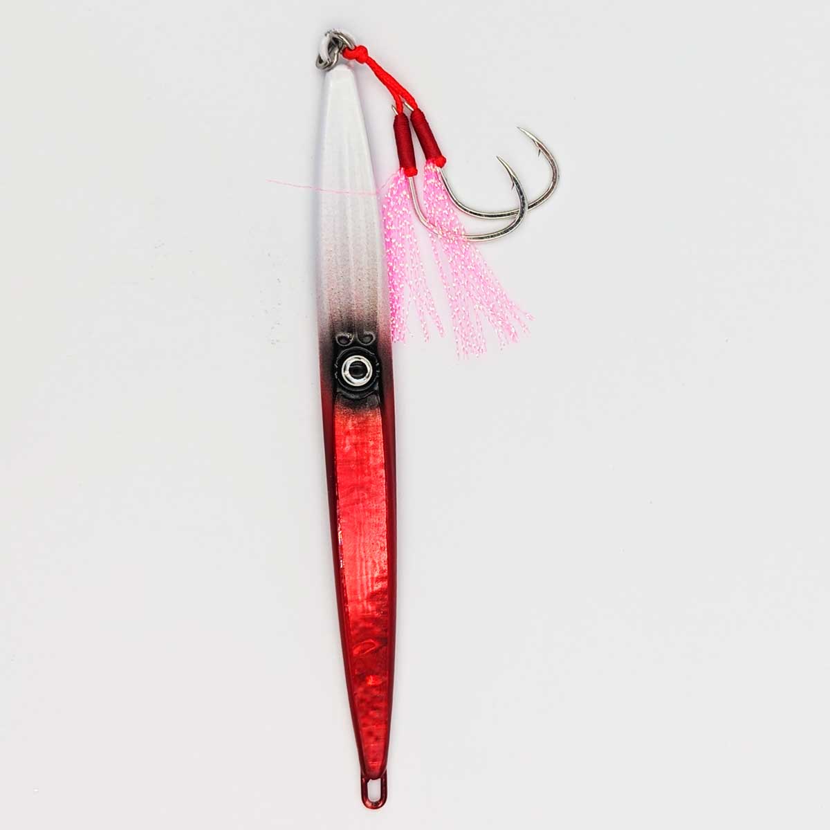 ReproBaits Tackle Ink Blot 100g jig with 4/0 assist hook for kingfish and trevally