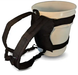 A sturdy backpack bucket carrier designed with padded straps for comfort and large space for bucket or water cooler storage, set against a background of nature, symbolizing its use in outdoor activities like rock fishing and hiking.