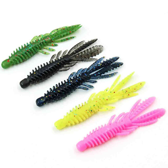 Sea Bug Scented Crayfish Squid Soft Plastic Bream Flathead Bass Perch 10 Pack 6.5 cm