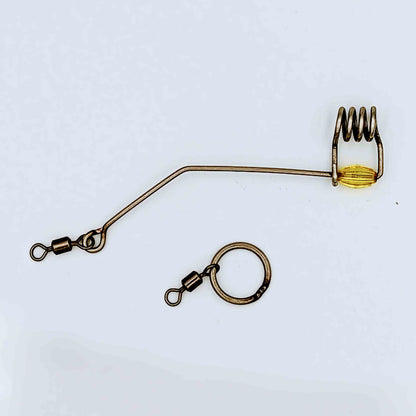 ReproBaits Tackle 1.6mm stainless sliding bait rig – 5 pack for surf and rock fishing