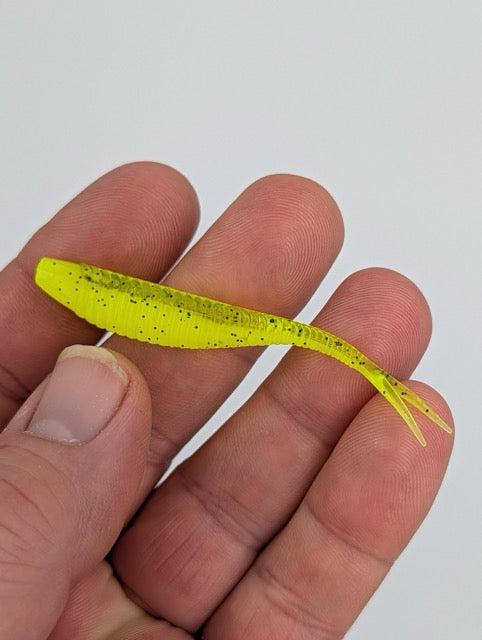 3 Packs ReproBaits Split Tail Baitfish 4-Inch Soft Plastics – 24-Lure Three-Colour Bundle