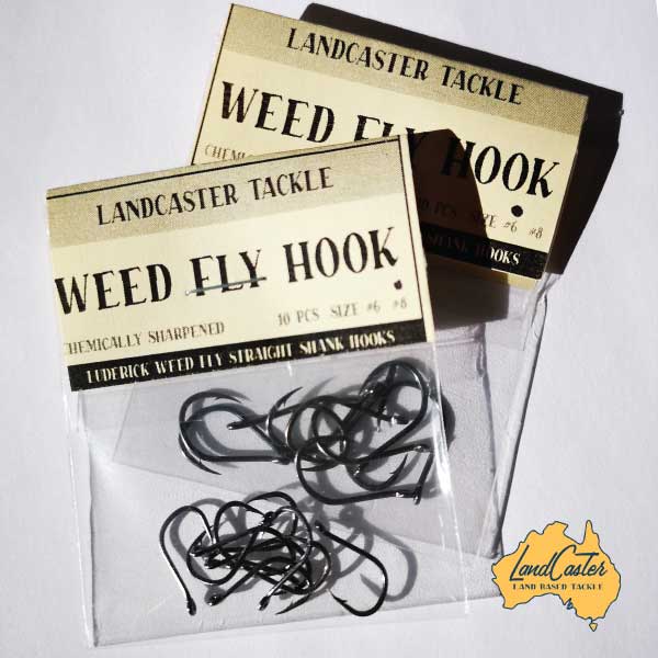 Luderick Fly Tying Hooks #6 and #8 Needle Point Straight Shank Short Shank Fly Hooks Weed Fly Fishing For Luderick