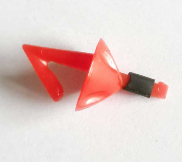 ReproBaits bait impact shields for streamlined surf casting rigs