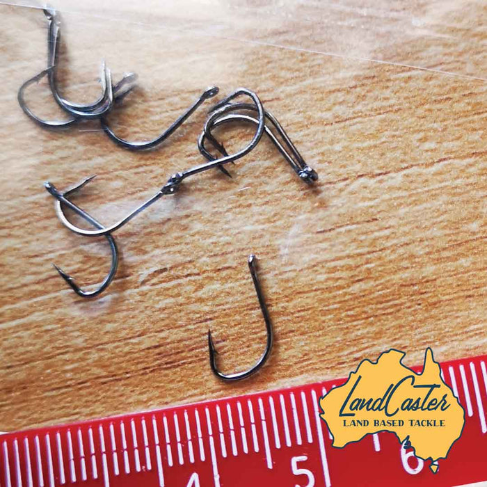 LandCaster Float Fishing Luderick Hook #6 - #12 Round Point Hook Tip Short Shank High Carbon 80d Chemically Sharpened Hooks