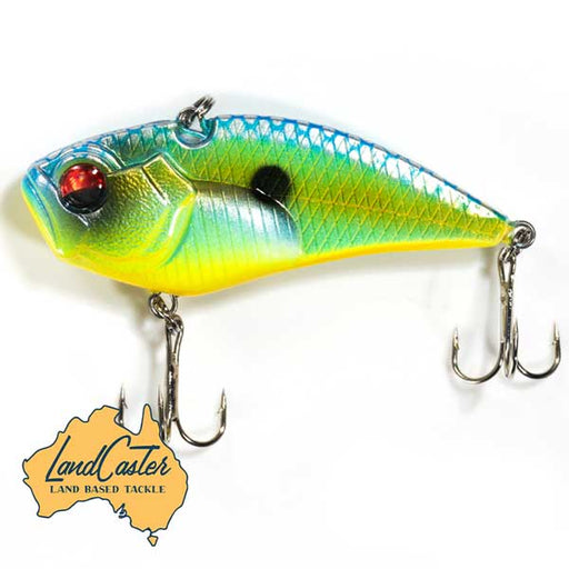 LandCaster Lures Lemon Blue 16g Vibe Lures Pull in Bream Flathead Bass Sooty Grunter 16 Grams